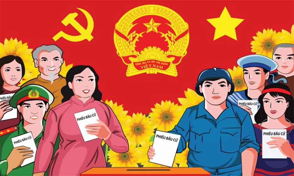 Tuyên truyền ngày bầu cử